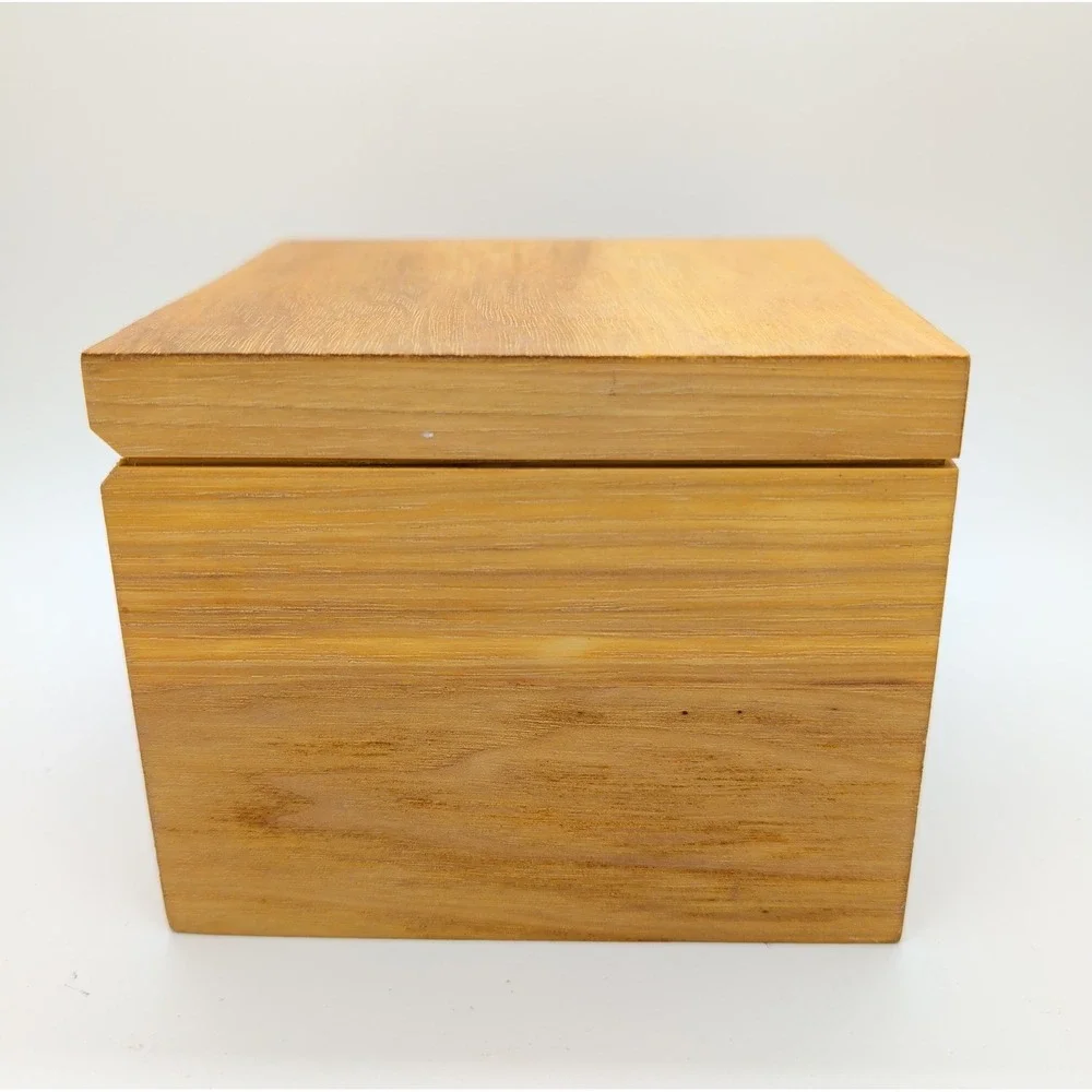 Shinola Detroit Wood Wooden Watch Box ONLY Magnetic Closure Made in USA